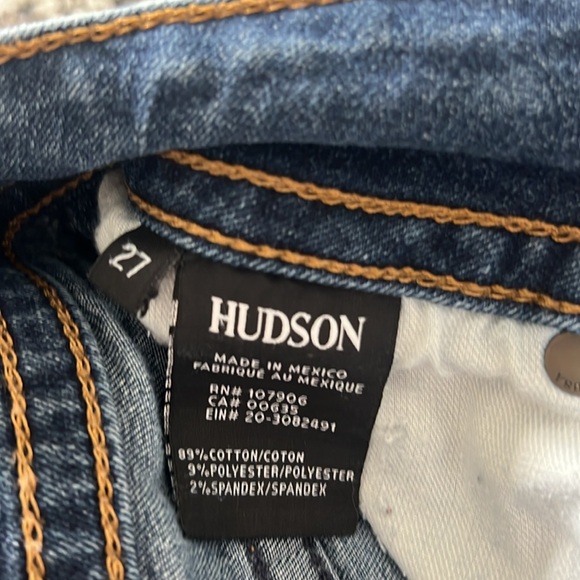 Hudson Cuffed Denim Jean Shorts sz 27 - Picture 11 of 11